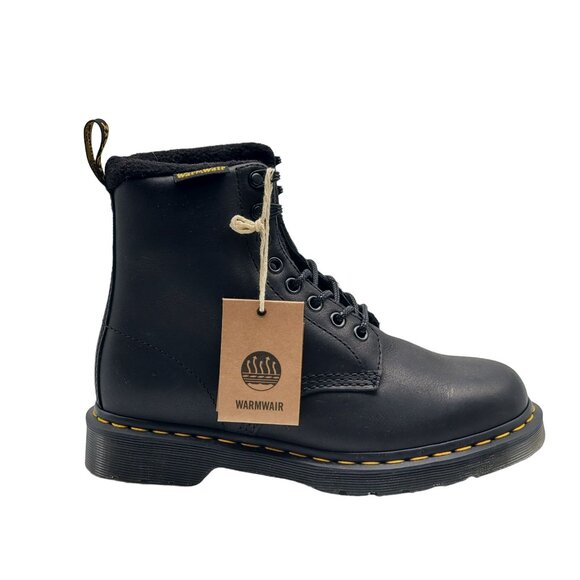 Dr.‎ Martens 1460 Pascal Leather Boot Black Mens Size 6 - Picture 1 of 7